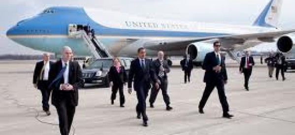 Suède / Etats-Unis: Arrivée du président américain Barack Obama à Stockholm