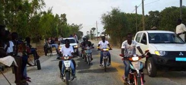 Casamance: accident de la circulation entre un taxi-moto-jakarta et un camion citerne
