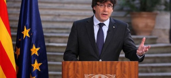 Catalogne: Carles Puigdemont appelle à l’unité
