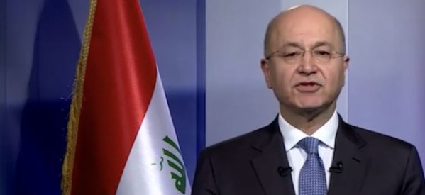Irak: Barham Saleh le nouveau président demande la formation d’un nouveau gouvernement