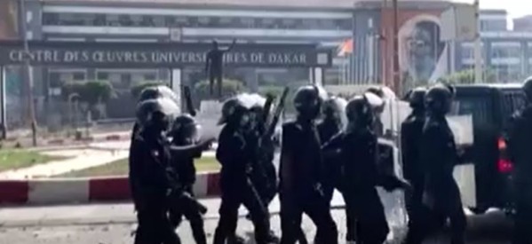 Sénégal: Etudiants et forces de police s’affrontent depuis deux jours devant l’université de Dakar