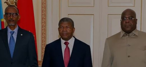 Angola / RDC / Rwanda : Accord de cessez-le-feu  entre Paul Kagamé et son homologue congolais Félix Tshisekedi à Luanda