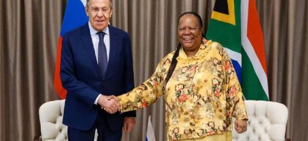 Afrique du Sud : Visite de Sergueï Lavrov, ministre russe des affaires étrangères