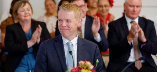 Nouvelle-Zélande : Le nouveau Premier ministre Chris Hipkins prête serment