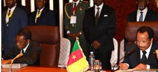 Cameroun / Guinée Equatoriale : Signature d’accord d’exploitation commune du pétrole et du gaz