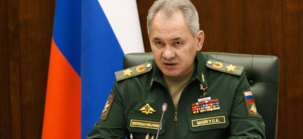 Russie : Le ministre de la Défense, Serguei Choïgou en visite sur le front ukrainien