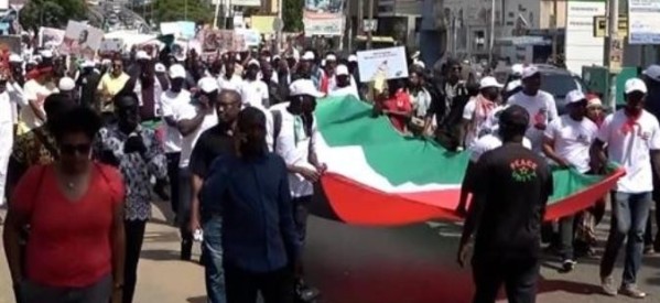 Ghana : Grande manifestation en soutien à la Palestine