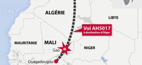Algérie / Mali / Burkina: l’épave de l’avion d’Air Algérie retrouvée dans un « état désintégré »