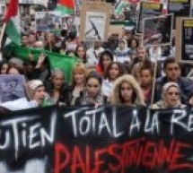 France: des milliers de manifestants à Paris en soutien aux palestiniens