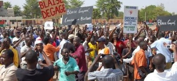 Burkina Faso: les manifestations inquiètent le pouvoir de Blaise Compaoré