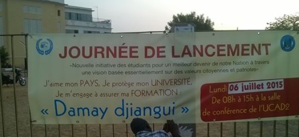 Sénégal: lancement d’un mouvement d’étudiants « Damay Jangi »