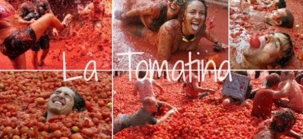 Espagne: la grande fête de la bataille de tomates  » Tomatina » célèbre ses 70 ans