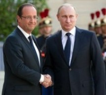 France / Russie : Le président français Hollande reçoit aujourd’hui son homologue russe Poutine