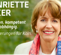 Allemagne: Henriette Reker, la candidate à la mairie de Cologne poignardée