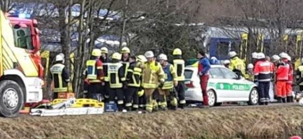 Allemagne: au moins huit morts dans l’accident entre deux trains