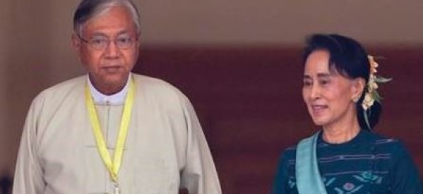 Birmanie: Le nouveau président Htin Kyaw civil, proche de Suu Kyi, prête serment