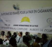 Casamance: Commémoration de la Journée Internationale de la Paix édition 2016 dans la désunion