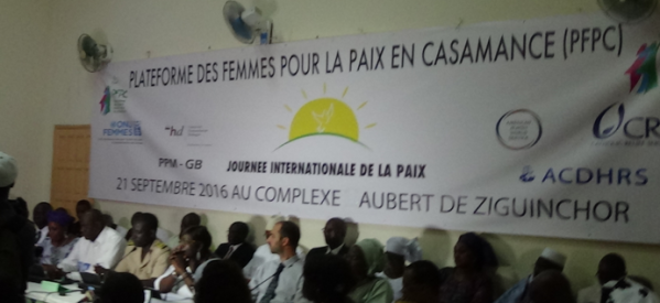 Casamance: Commémoration de la Journée Internationale de la Paix édition 2016 dans la désunion