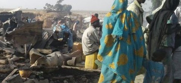 Nigeria : Bavure de l’armée qui bombarde un camp de réfugiés tuant au moins 52 personnes