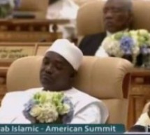 Gambie / Arabie Saoudite: Adama Barrow préfère dormir en pleine séance: Mépris ou fatigue?
