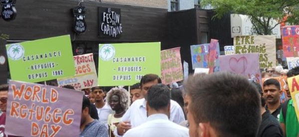 Canada / Casamance: Les Casamançais du Canada défilent dans les rues de Montréal pour célébrer la journée mondiale des réfugiés