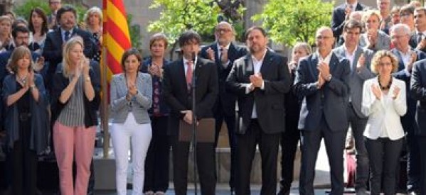 Catalogne: Dernier appel au dialogue des indépendantistes au Roi d’Espagne et au Premier ministre
