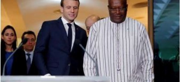 Afrique / Burkina Faso / France:  le président Emmanuel Macron à Ouagadougou avant Abijan et Accra