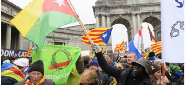 Belgique / Catalogne: Des Casamançais parmi les 45 000 manifestants Catalans à Bruxelles