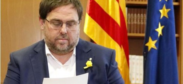 Catalogne: la justice espagnole maintient en prison le vice-président indépendantiste catalan Oriol Junqueras