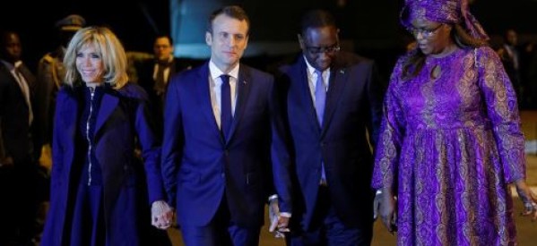 France / Sénégal / Casamance: Le Président Macron est arrivé à Dakar