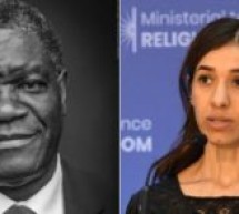 Norvège: Le Nobel de la paix attribué à Denis Mukwege et à Yazidie Nadia Murad