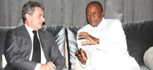 Guinée: Nicolas Sarkozy reçu par Alpha Condé