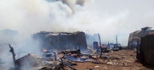 Mali : Un camp de déplacés de Bamako ravagé par un incendie