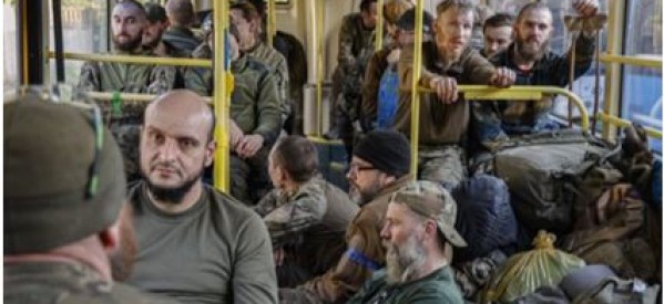 Ukraine : 959 militaires ukrainiens d’Azovstal  à Marioupol se sont rendus