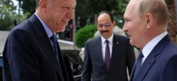 Russie / Turquie : Accord entre Poutine et Erdogan sur des paiements de gaz en roubles