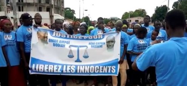 Casamance : Marche pacifique à Ziguinchor pour la libération des prisonniers politiques Oumar Ampoï Bodian et de René Capain Bassène
