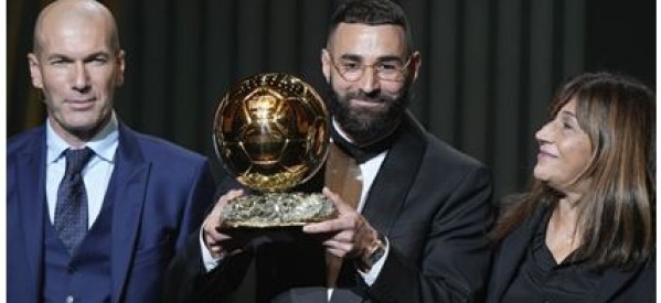 France / Football: Karim Benzema remporte le Ballon d’Or devant le Casamançais Sadio Mané