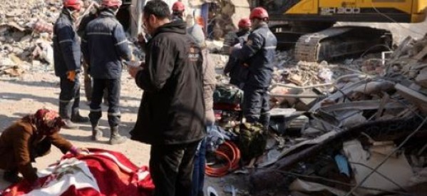 Turquie / Syrie : Le bilan des séismes avoisine 25.000 morts